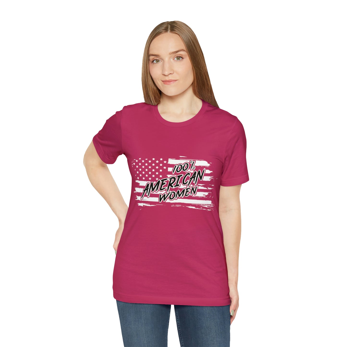 100% American Woman - Short Sleeve Tee