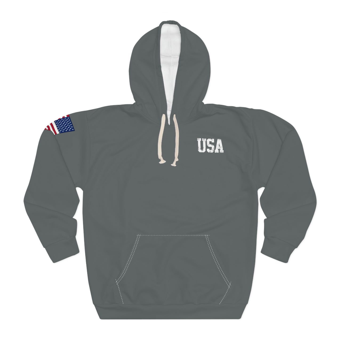 American - USA - Skyline Dark Grey Hoodie