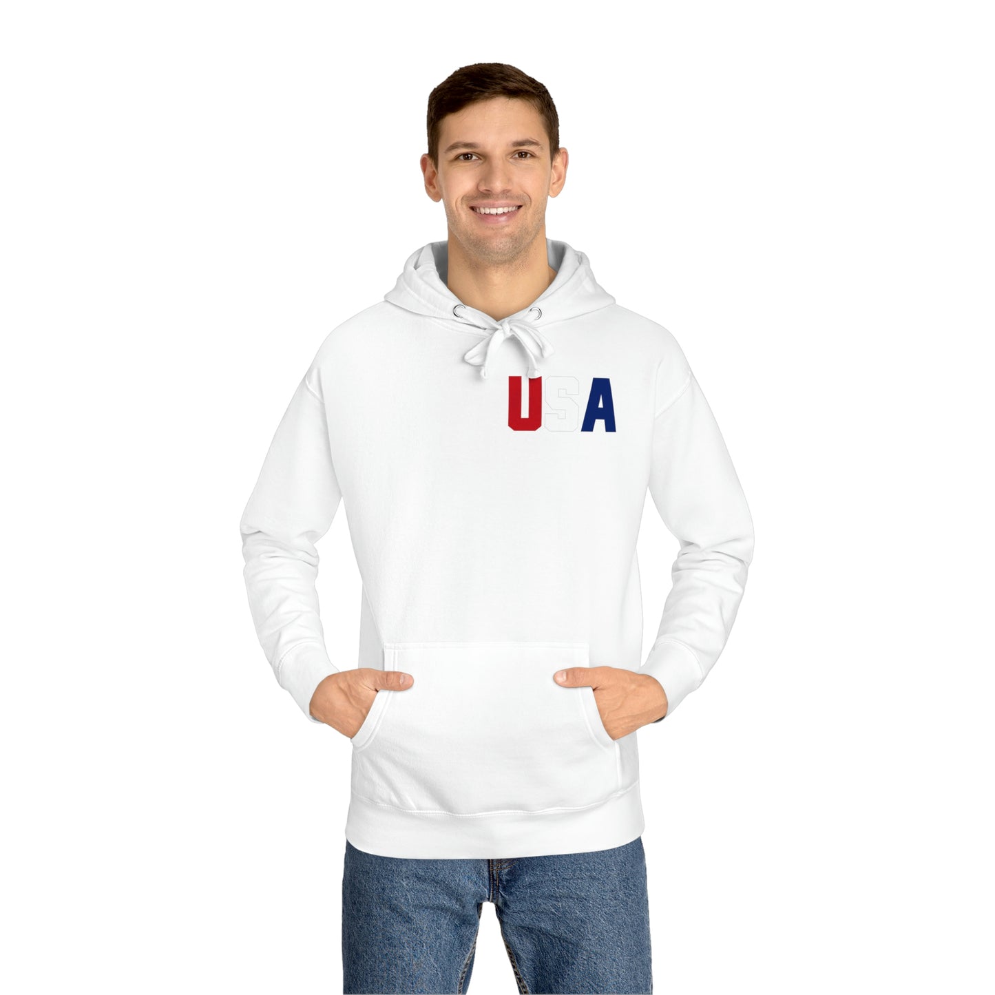 USA - 1776 Black or White Hoodie