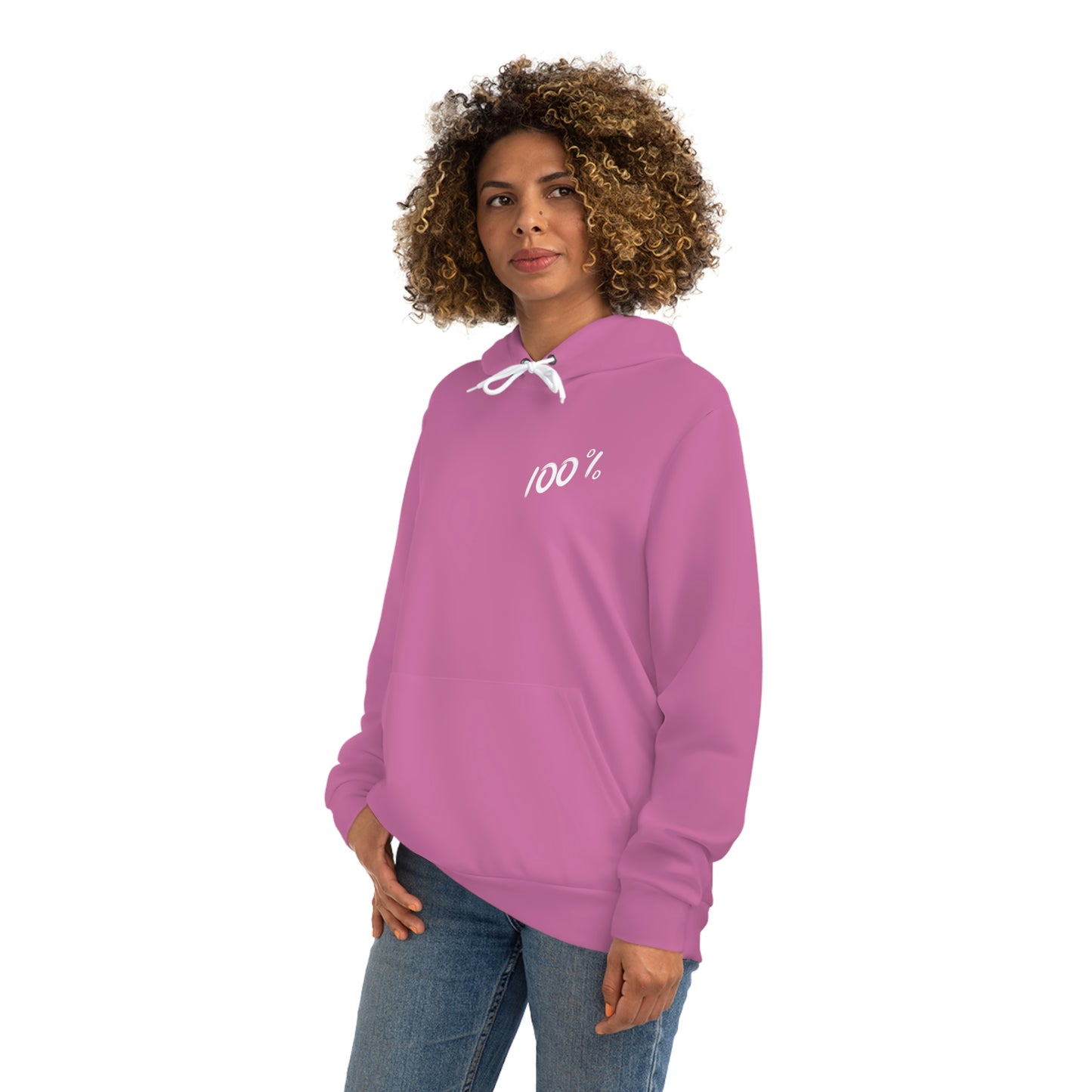 100% American Woman Pink Hoodie