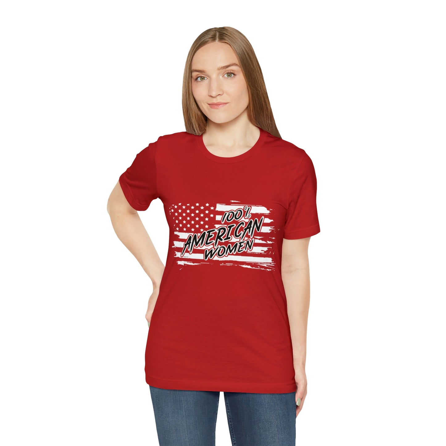 100% American Woman - Short Sleeve Tee