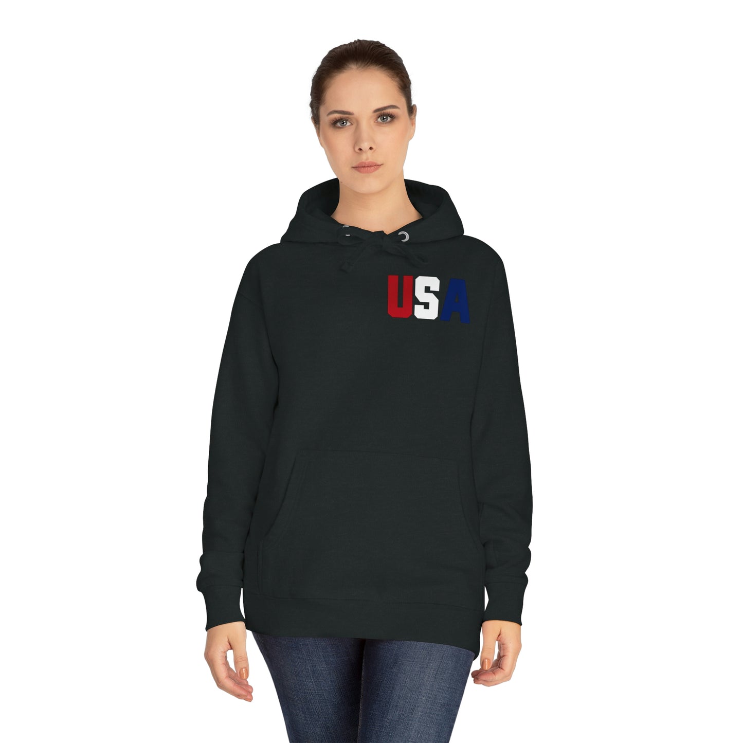 USA - 1776 Black or White Hoodie