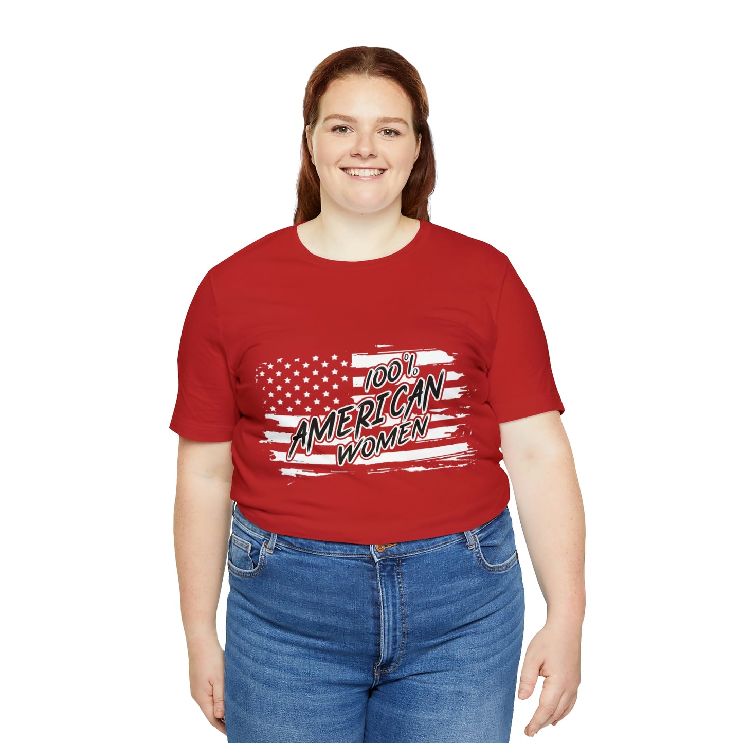 100% American Woman - Short Sleeve Tee