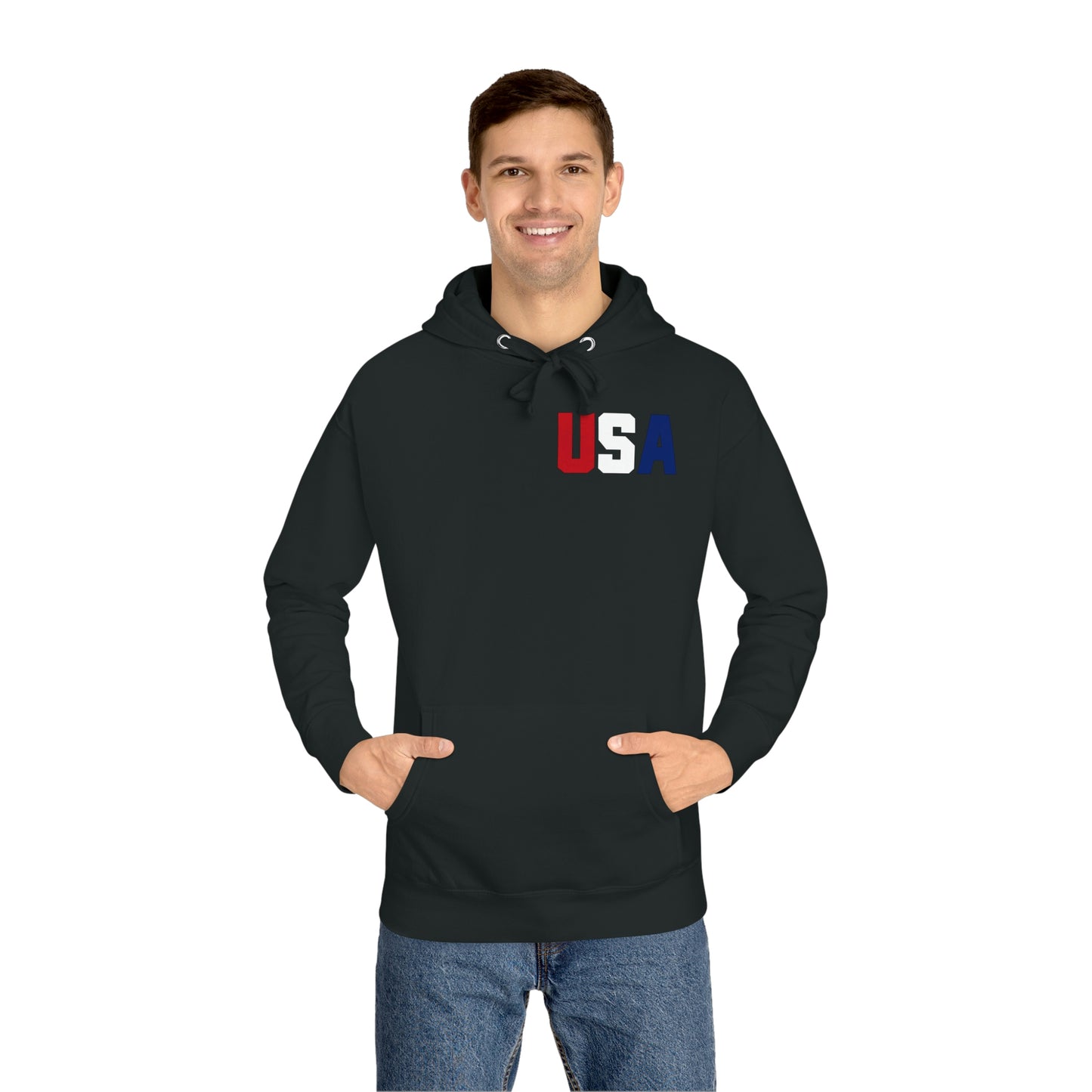 USA - 1776 Black or White Hoodie