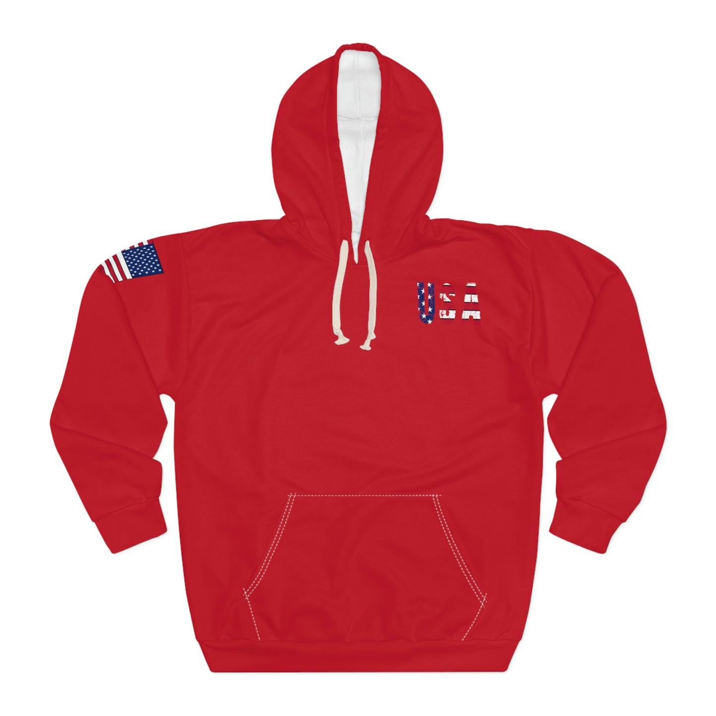 Patriot Girl Dark Red Hoodie