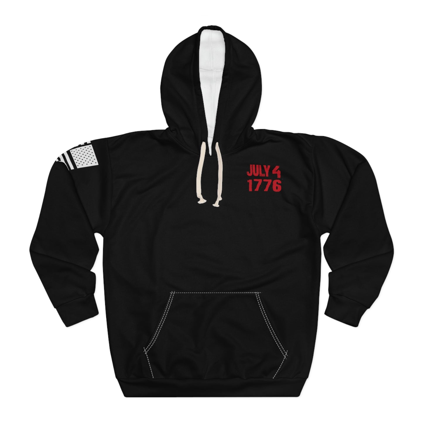 July 4th - 1776 Black Hoodie