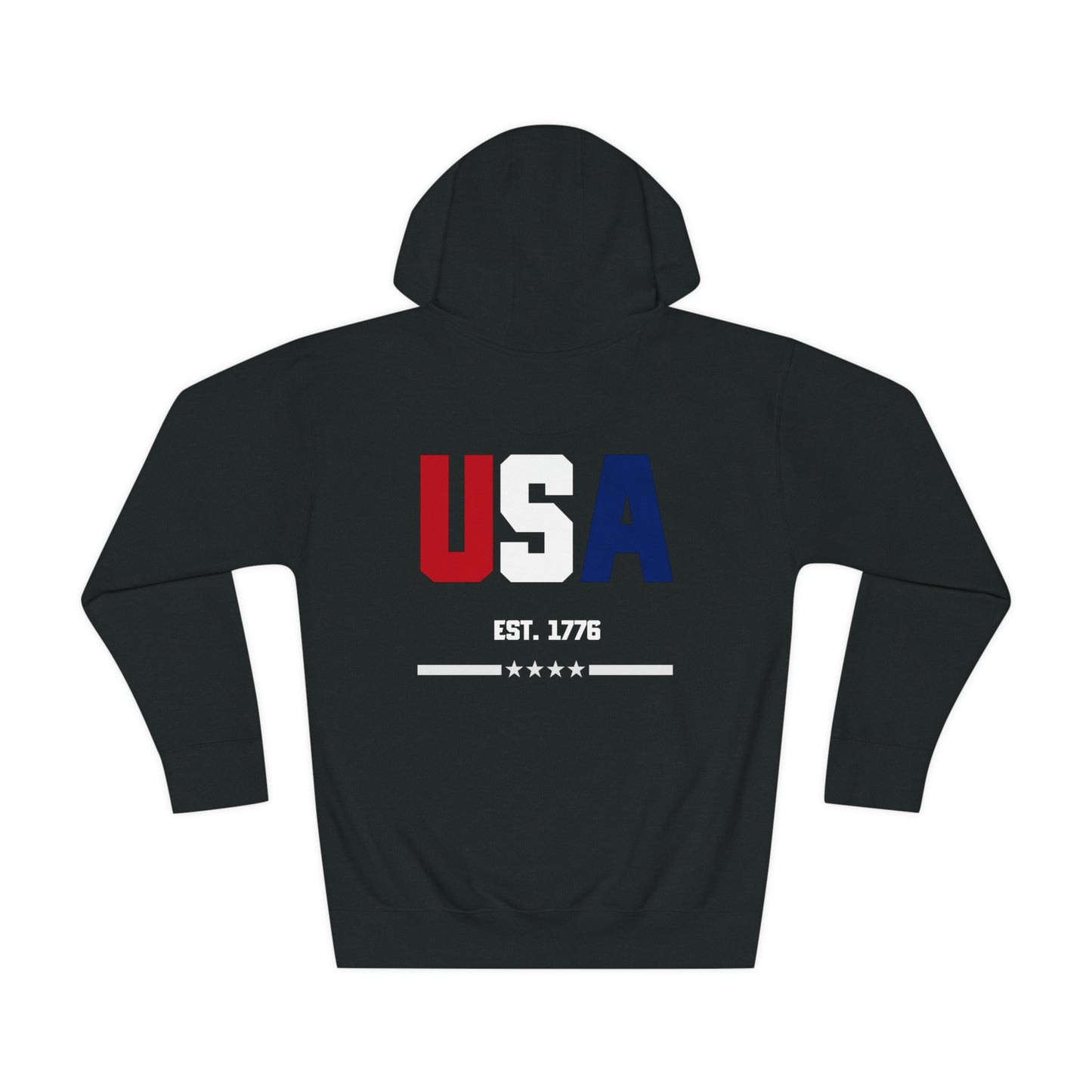 USA - 1776 Black or White Hoodie
