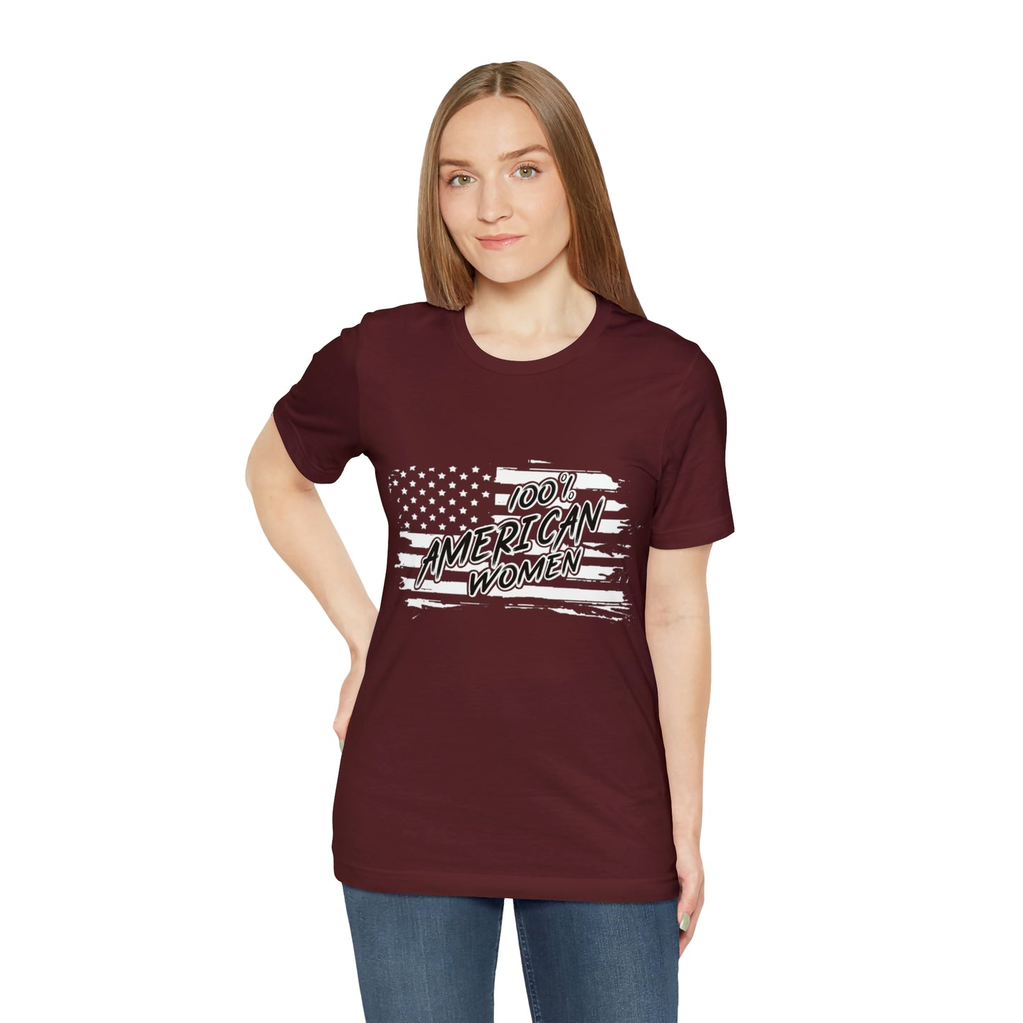 100% American Woman - Short Sleeve Tee