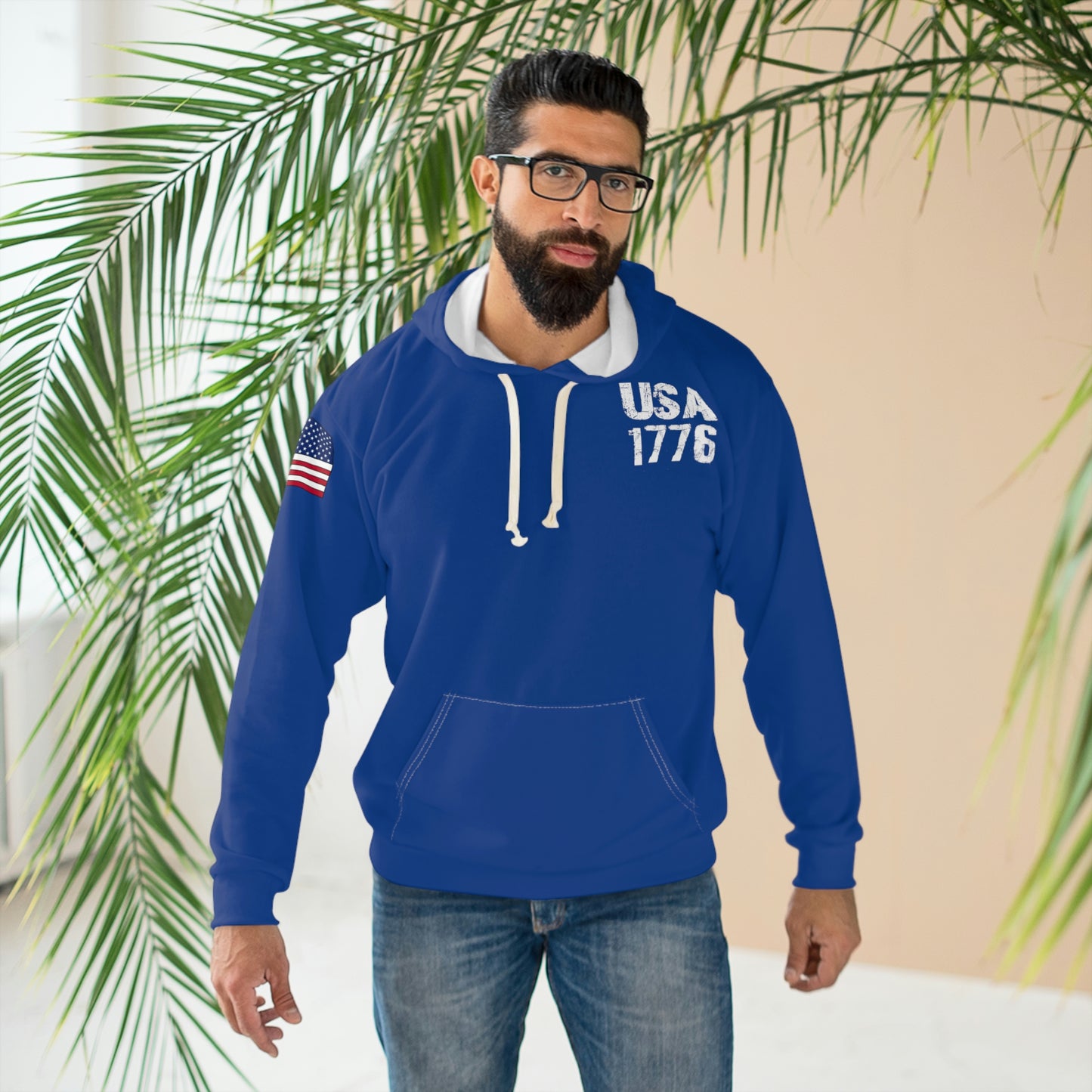 GOD's Country - USA Dark Blue Hoodie