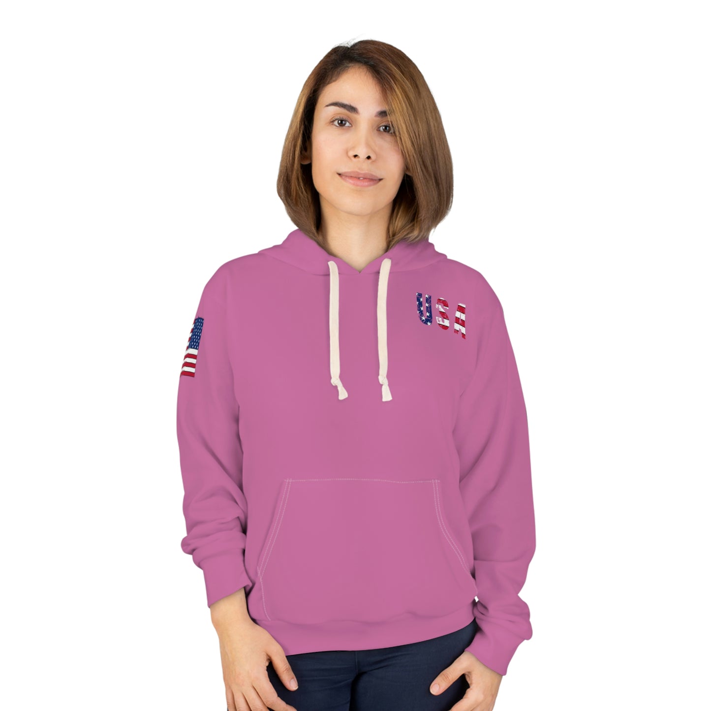 Patriot Girl Pink Hoodie