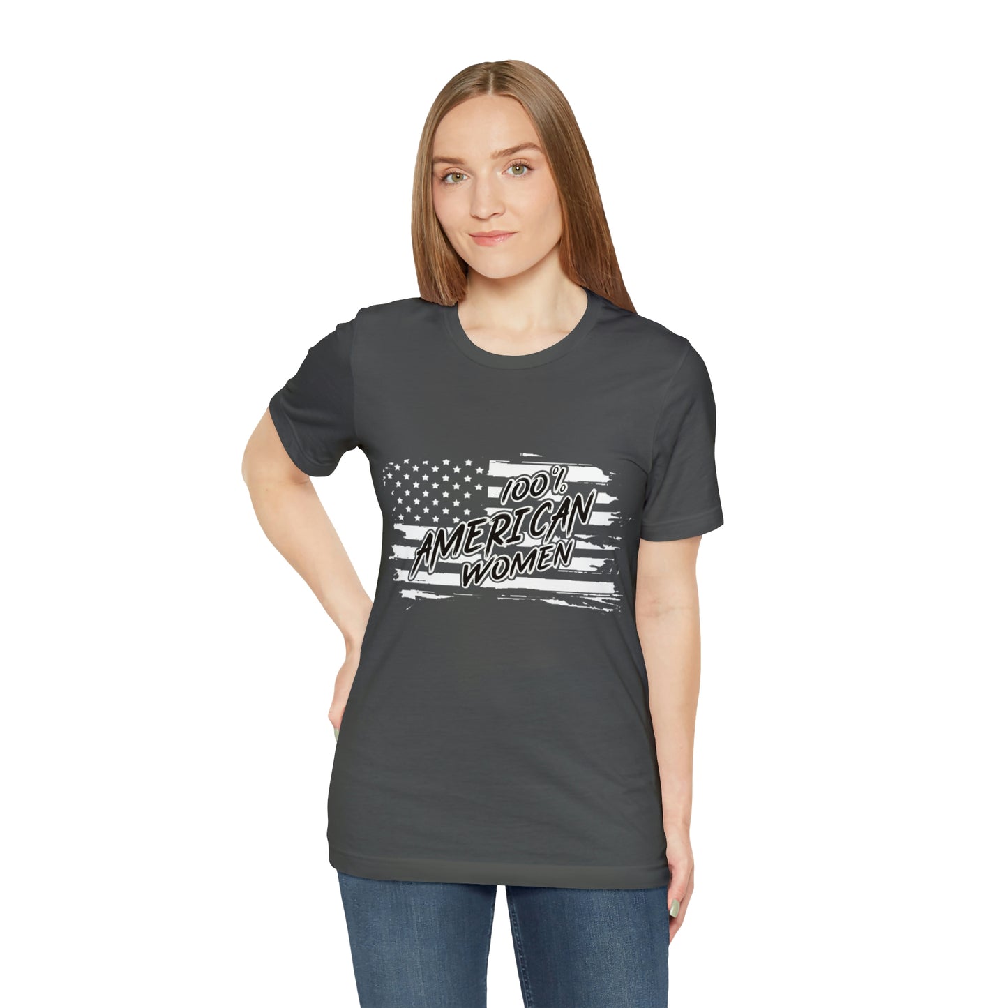 100% American Woman - Short Sleeve Tee