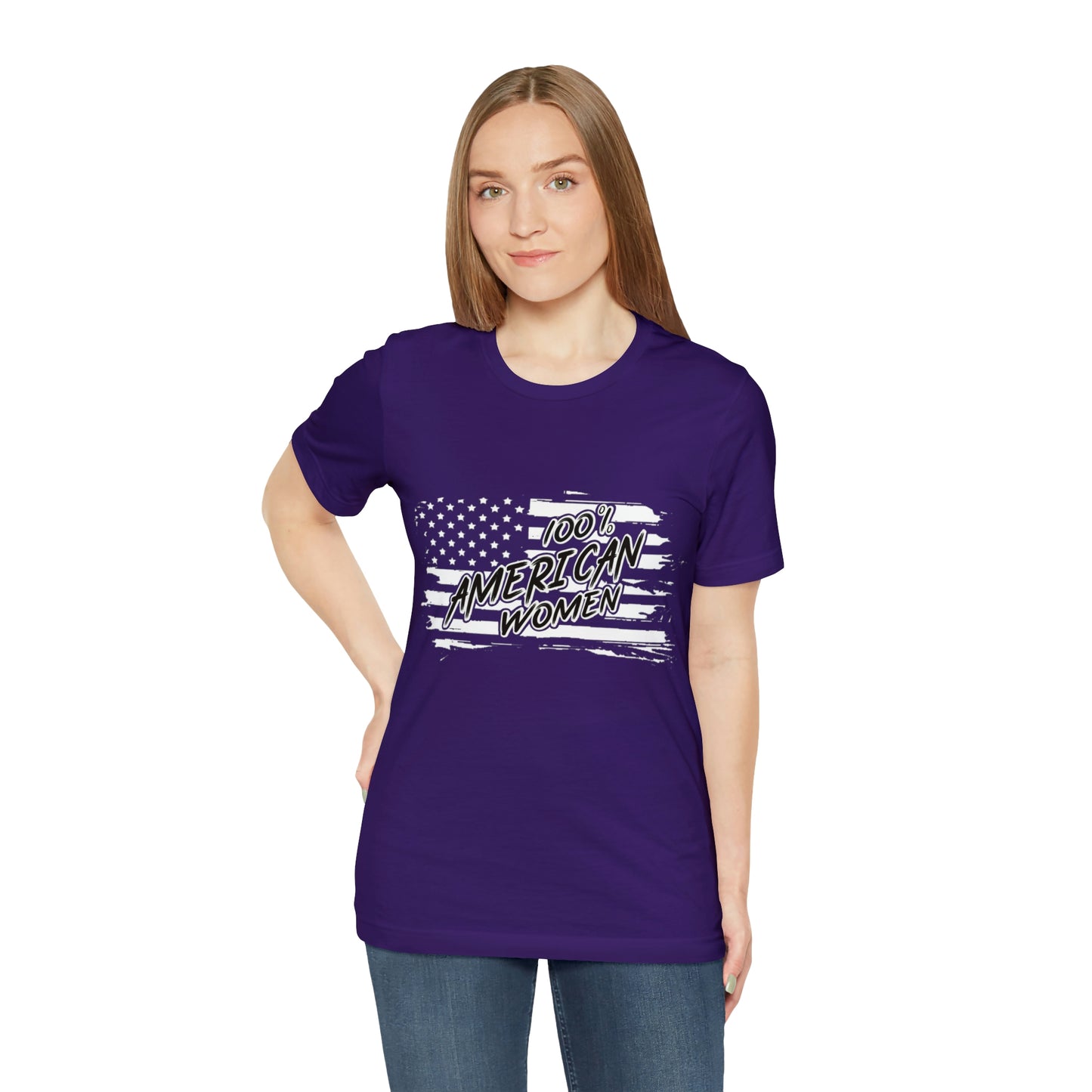 100% American Woman - Short Sleeve Tee
