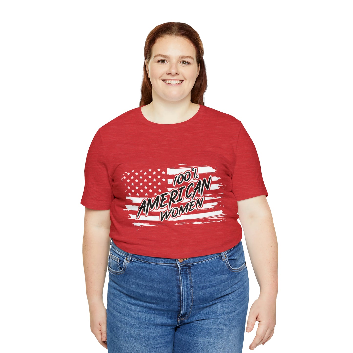100% American Woman - Short Sleeve Tee