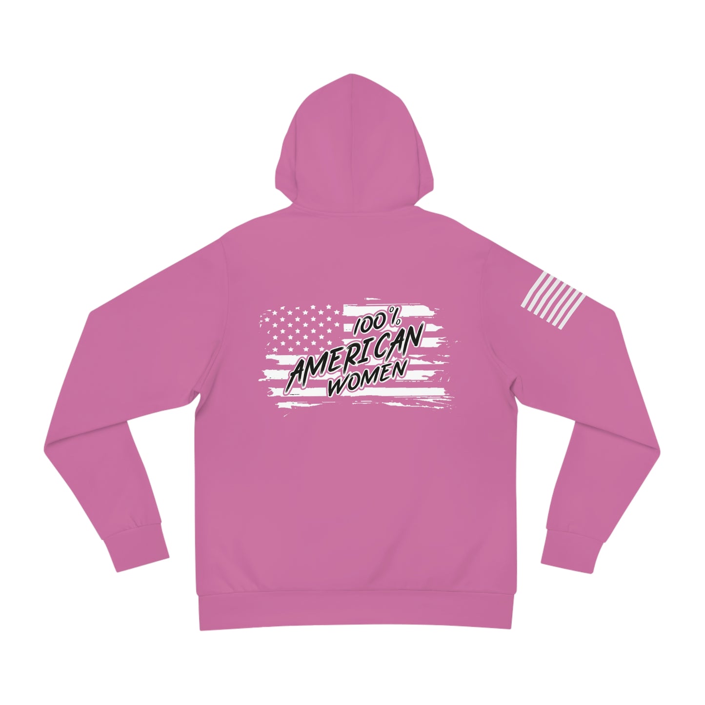 100% American Woman Pink Hoodie