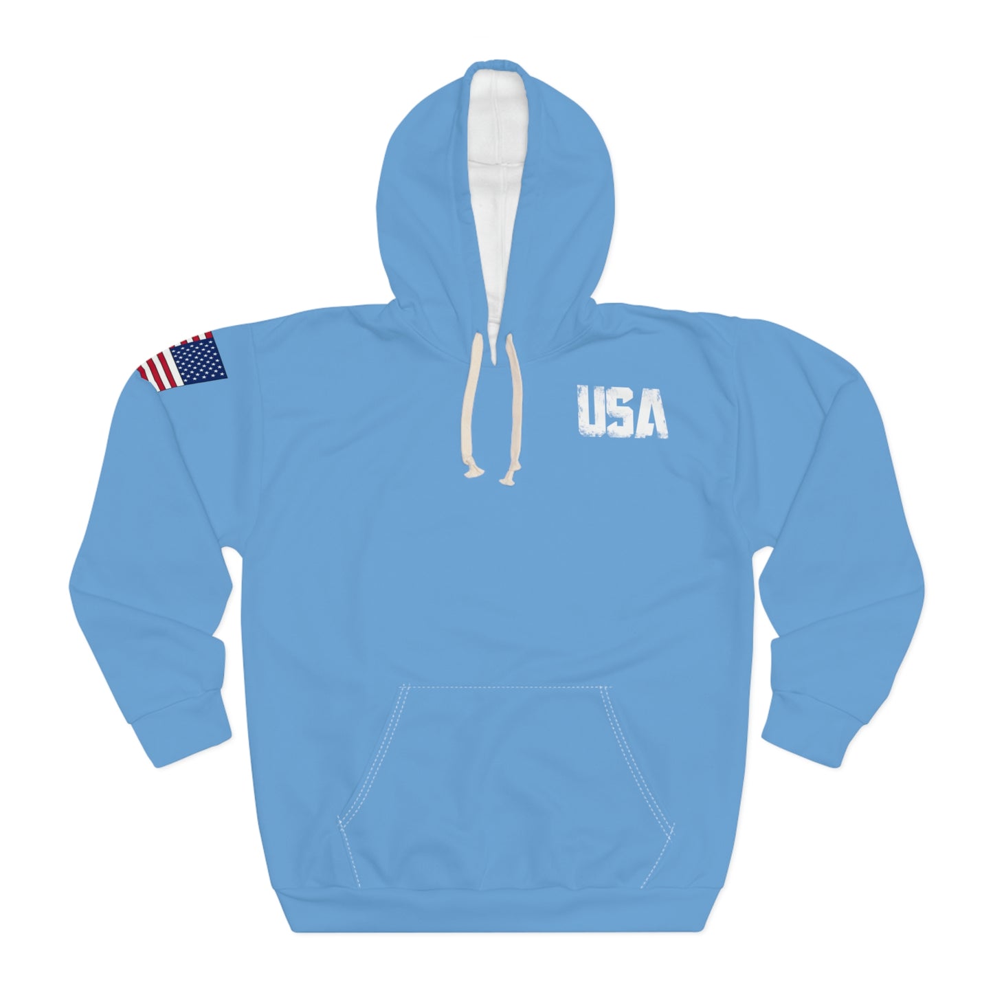 America - Troops Shadow Light Blue Hoodie