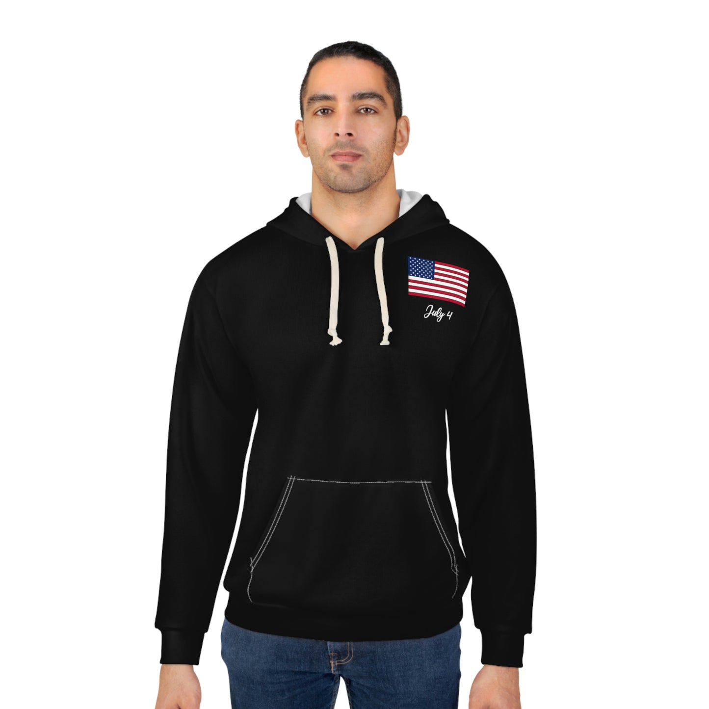 Freedom Over Fear Black Hoodie