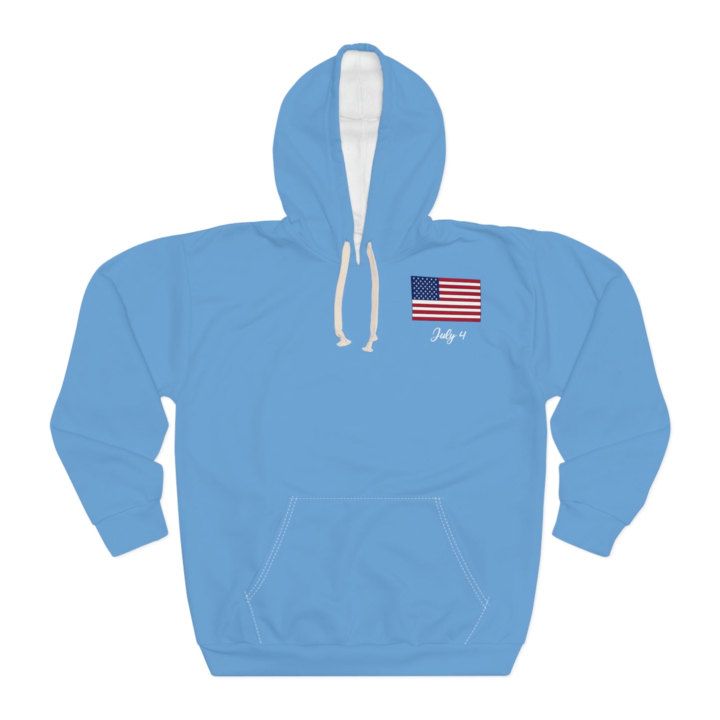 Freedom Over Fear Light Blue Hoodie