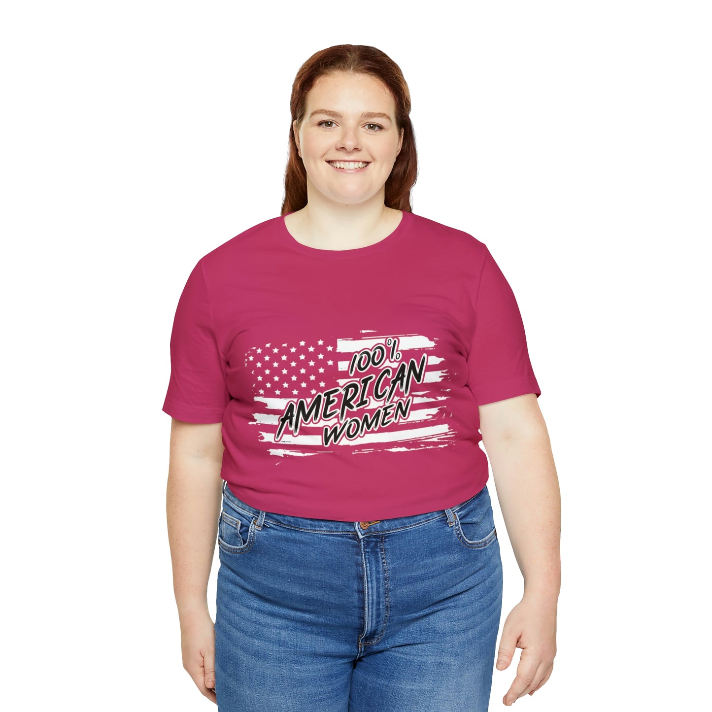 100% American Woman - Short Sleeve Tee