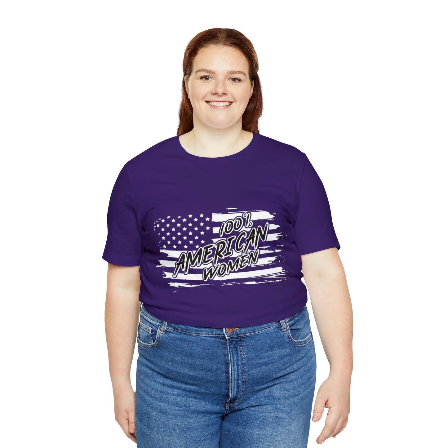 100% American Woman - Short Sleeve Tee