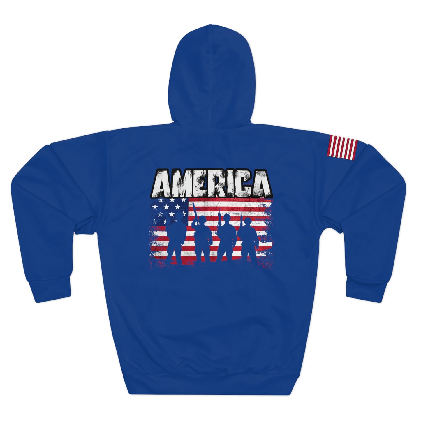 America - Troops Shadow Dark Blue Hoodie