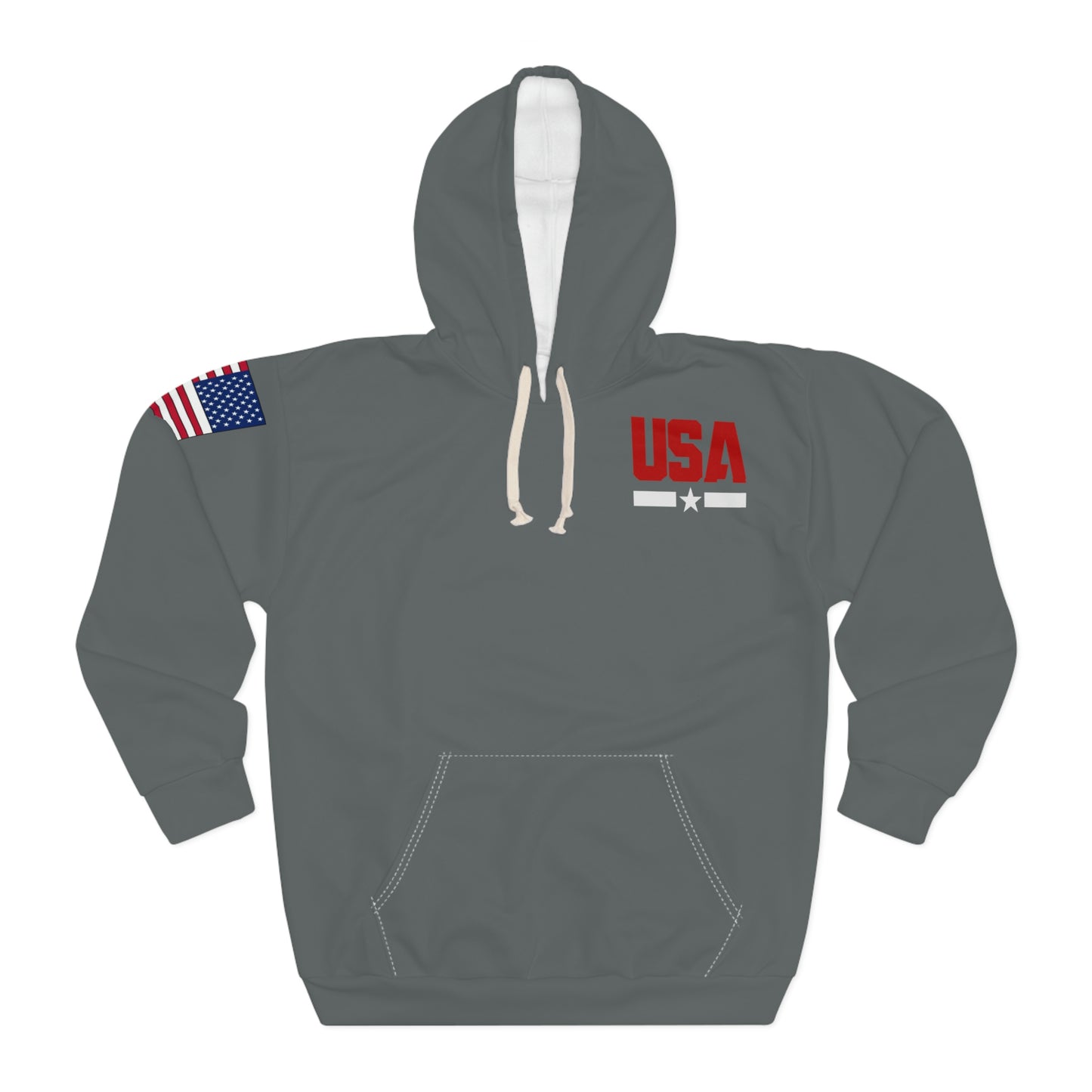 USA - Young Patriot Dark Grey Hoodie