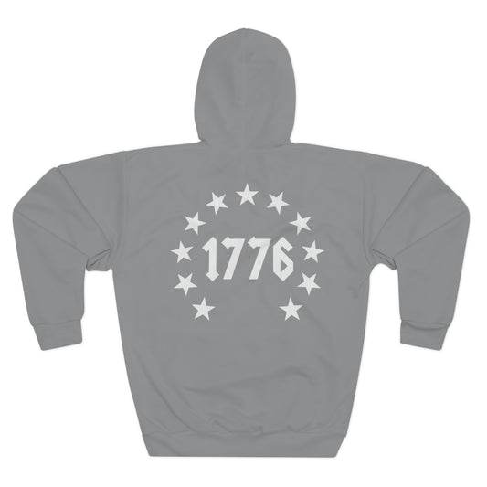 1776 - Flag Grey Hoodie