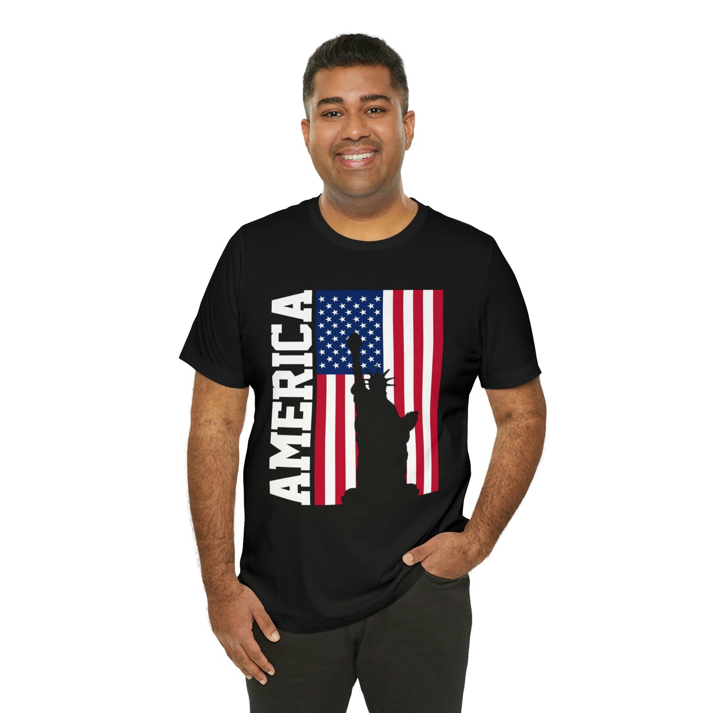 America Liberty Color - Short Sleeve Tee