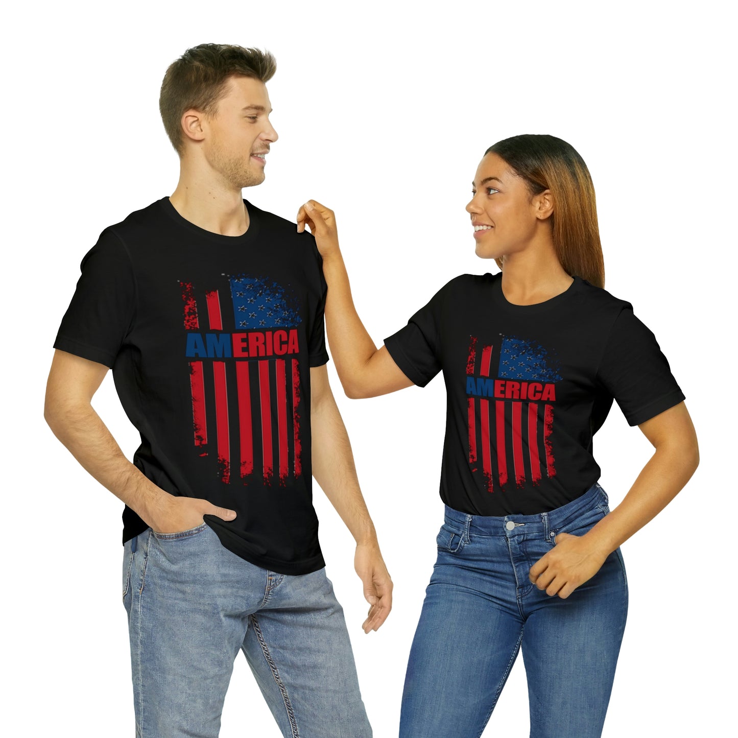 America Full Color -  Short Sleeve Tee