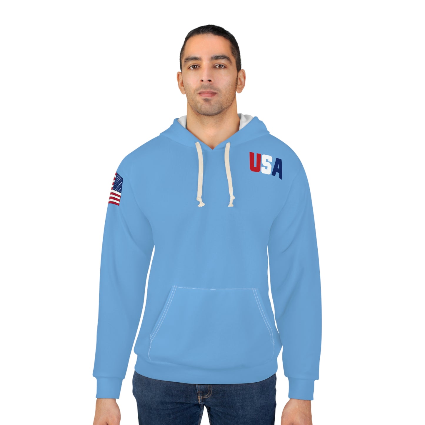 USA - 1776 Light Blue Hoodie