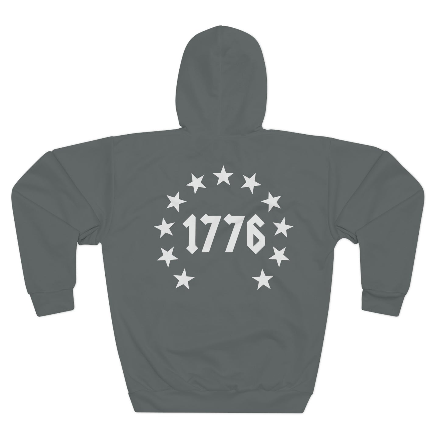 1776 - Flag Dark Grey Hoodie