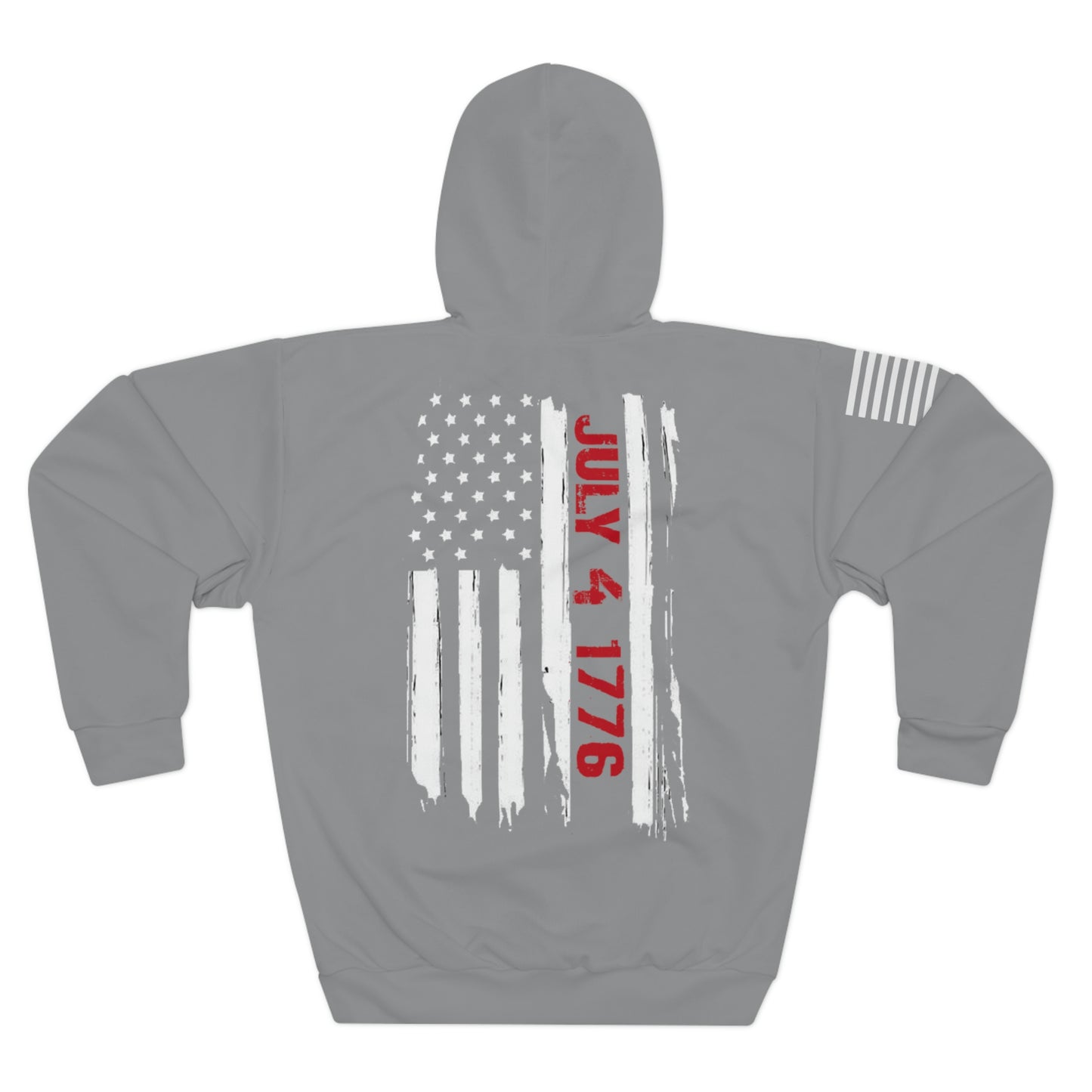 July 4th - 1776 Grey Hoodie