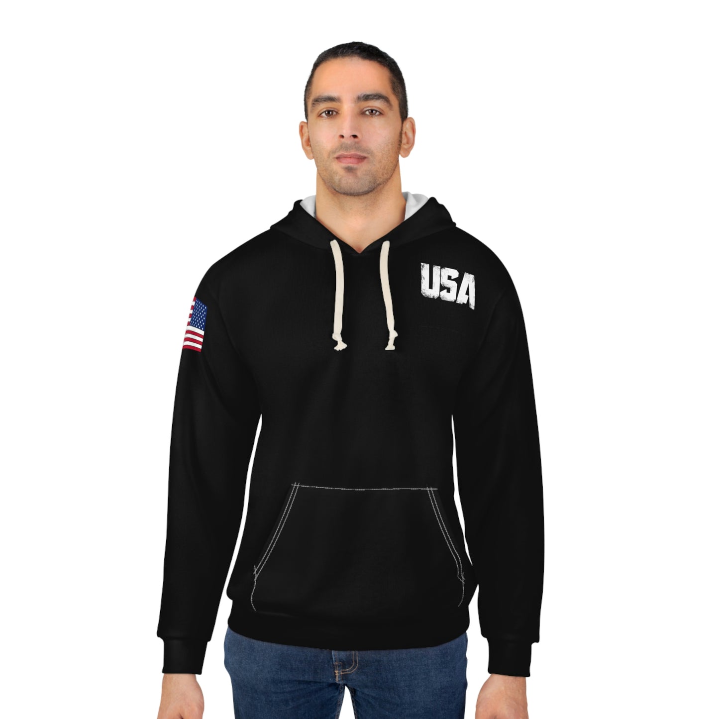 America - Troops Shadow Black Hoodie