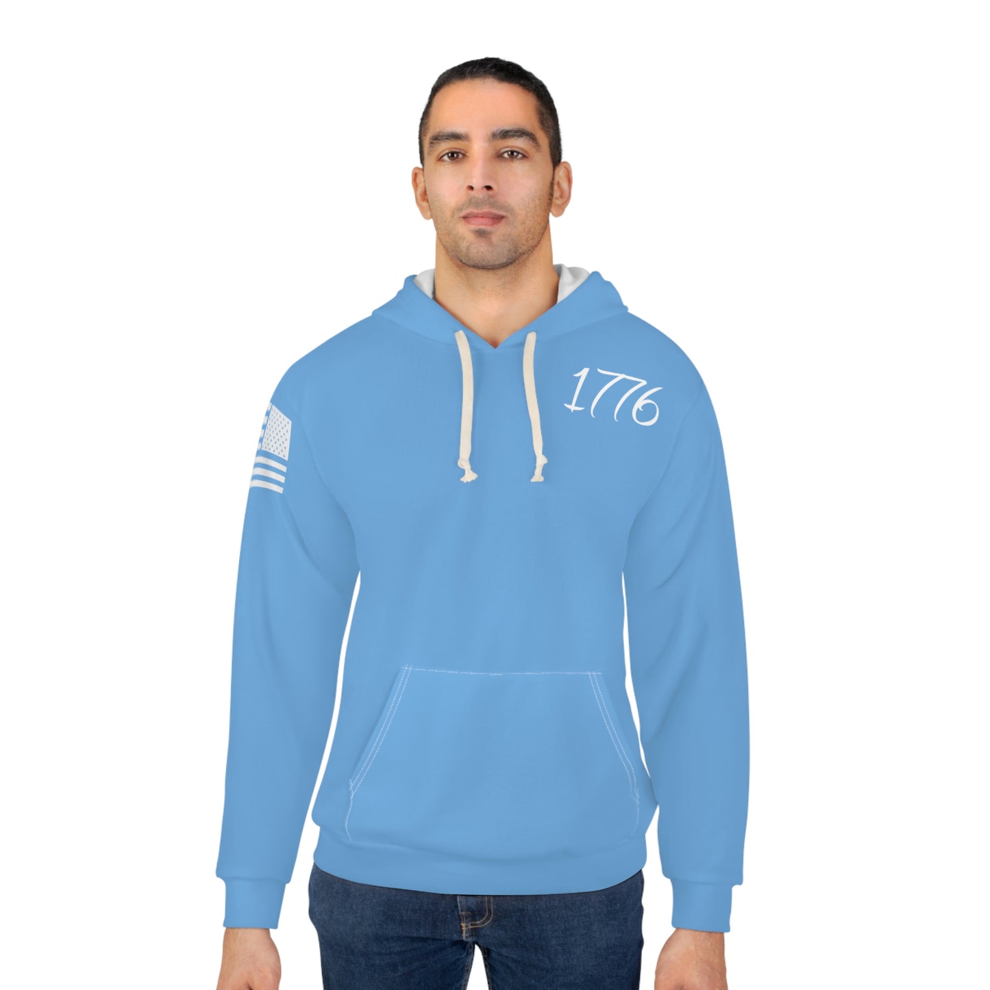 1776 - We The People Light Blue Hoodie