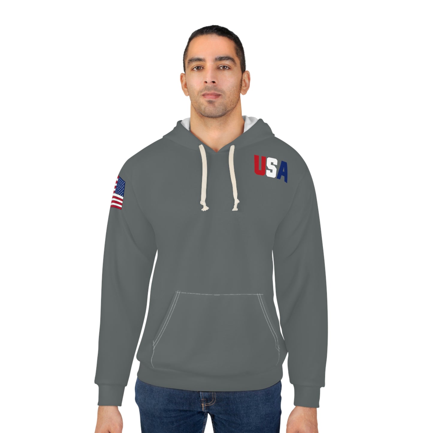 USA - 1776 Dark Grey Hoodie