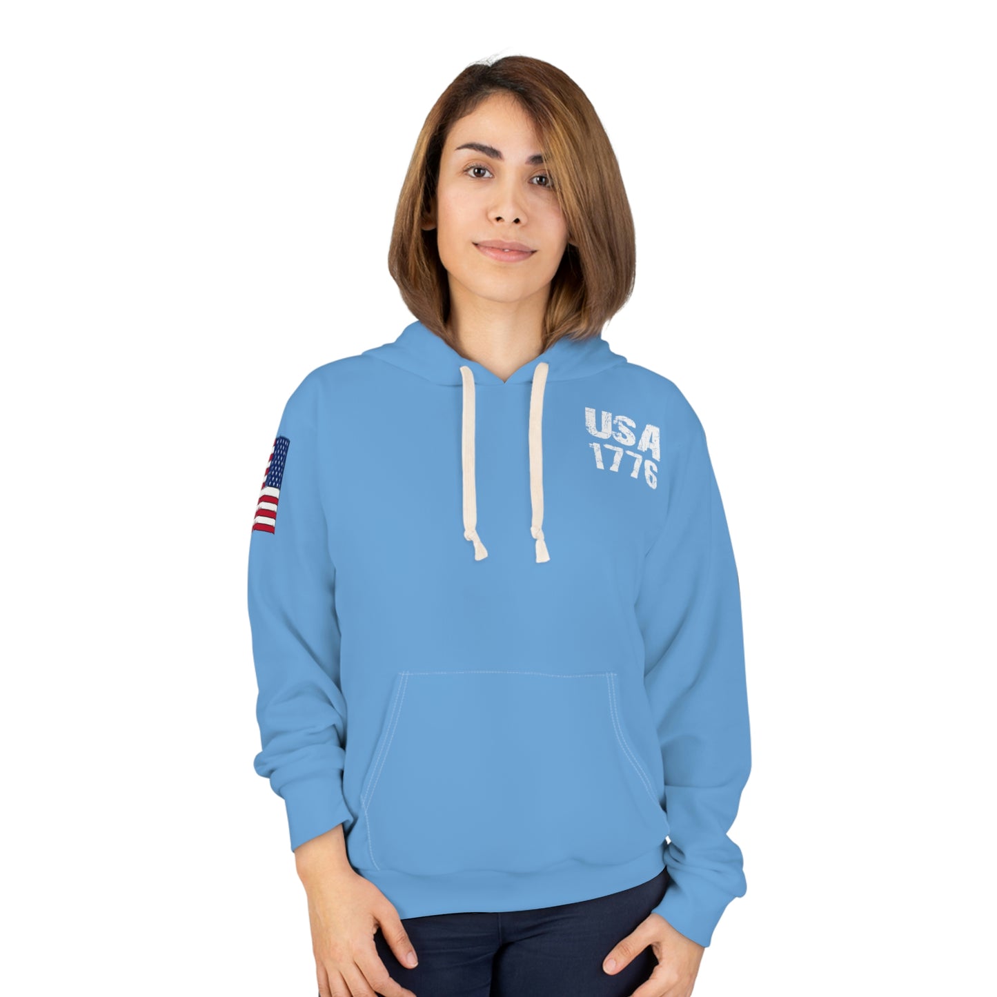 GOD's Country - USA Light Blue Hoodie