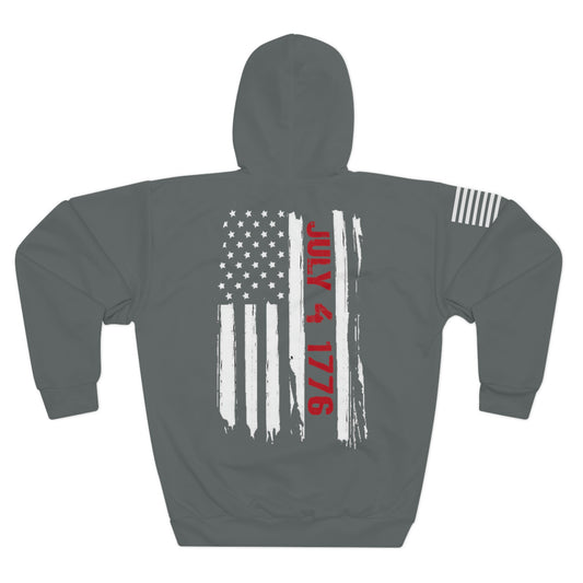 July 4th - 1776 Dark Grey Hoodie