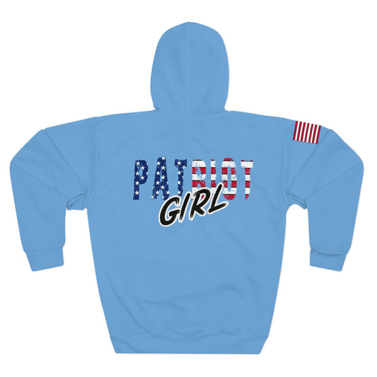 Patriot Girl Light Blue Hoodie