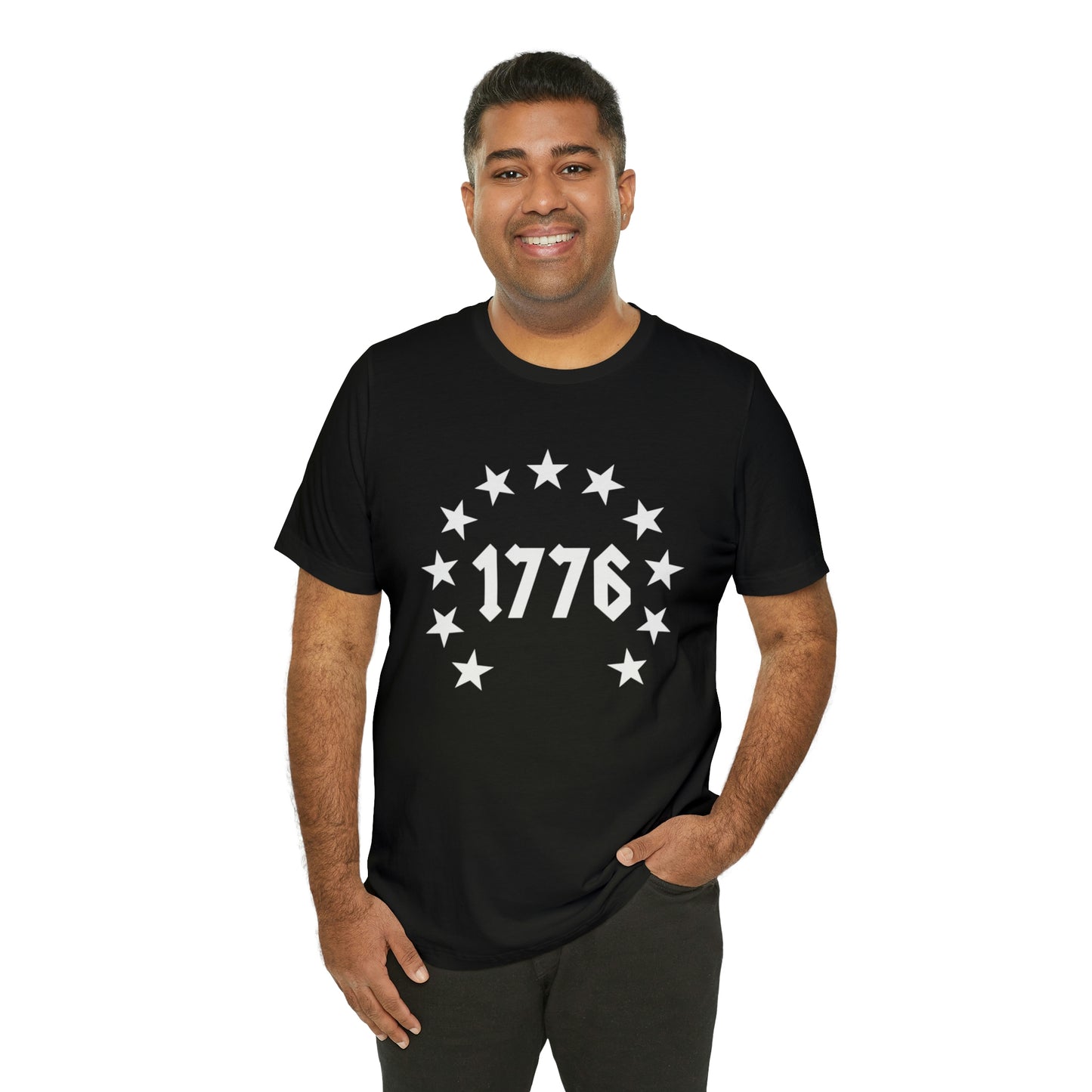 1776 Black & White - Short Sleeve Tee