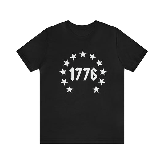 1776 Black & White - Short Sleeve Tee