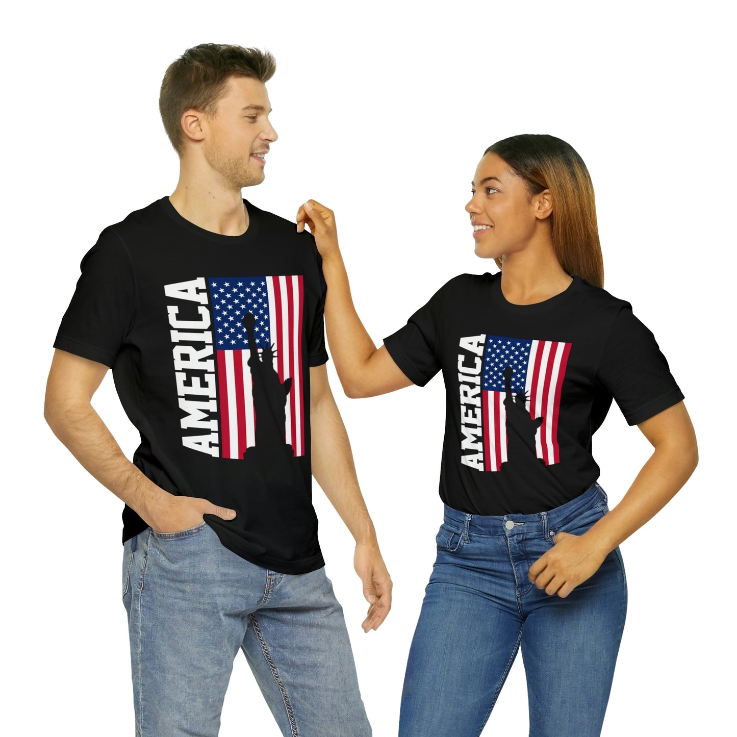 America Liberty Color - Short Sleeve Tee