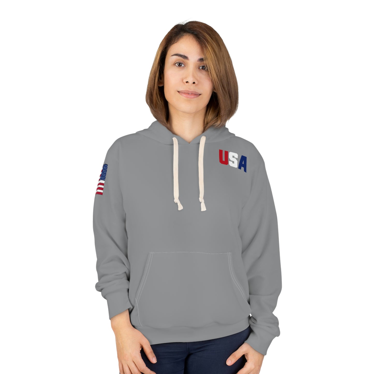 USA - 1776 Grey Hoodie