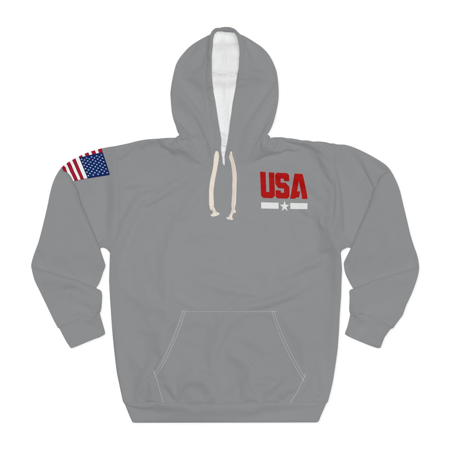 USA - Young Patriot Grey Hoodie