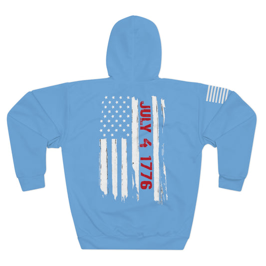 July 4th - 1776 Light Blue Hoodie