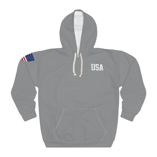 American - USA - Skyline Grey Hoodie