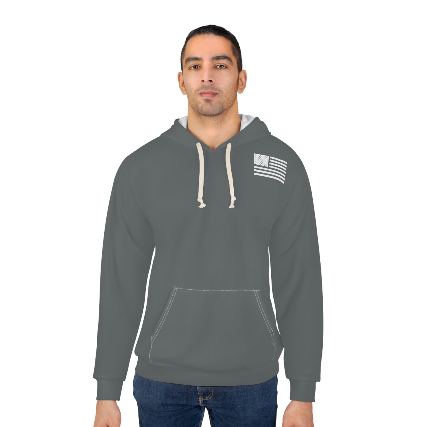 1776 - Flag Dark Grey Hoodie