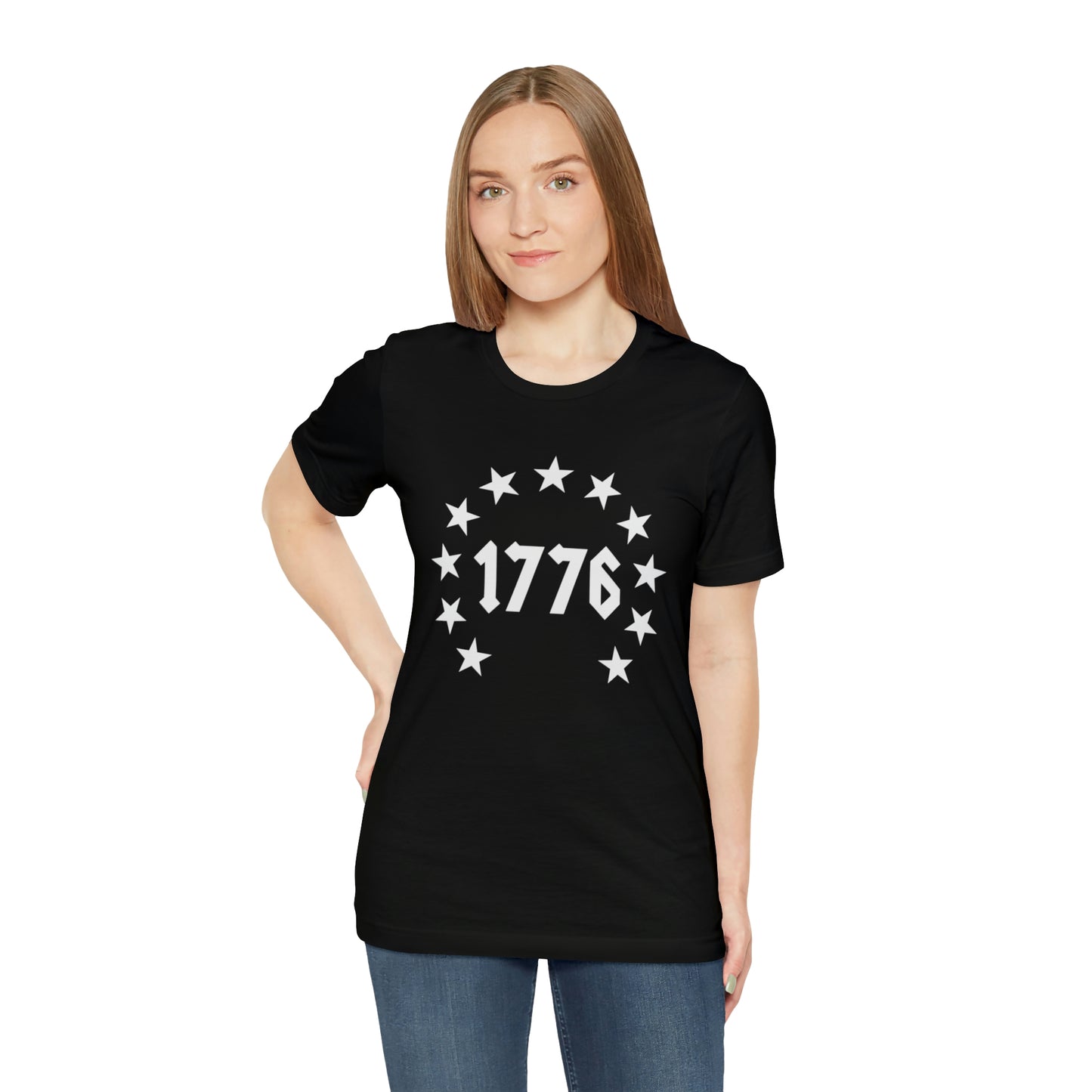 1776 Black & White - Short Sleeve Tee