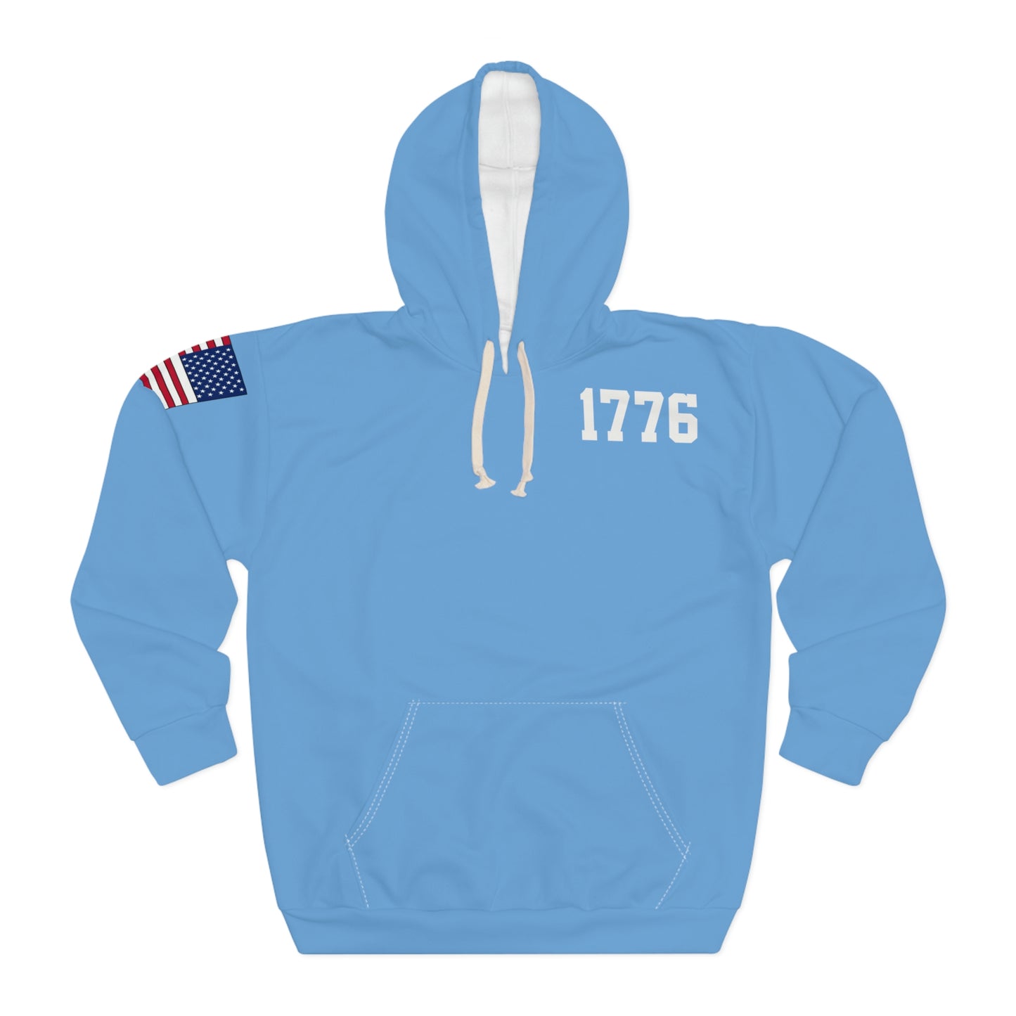 1776 - Color Flag Light Blue Hoodie
