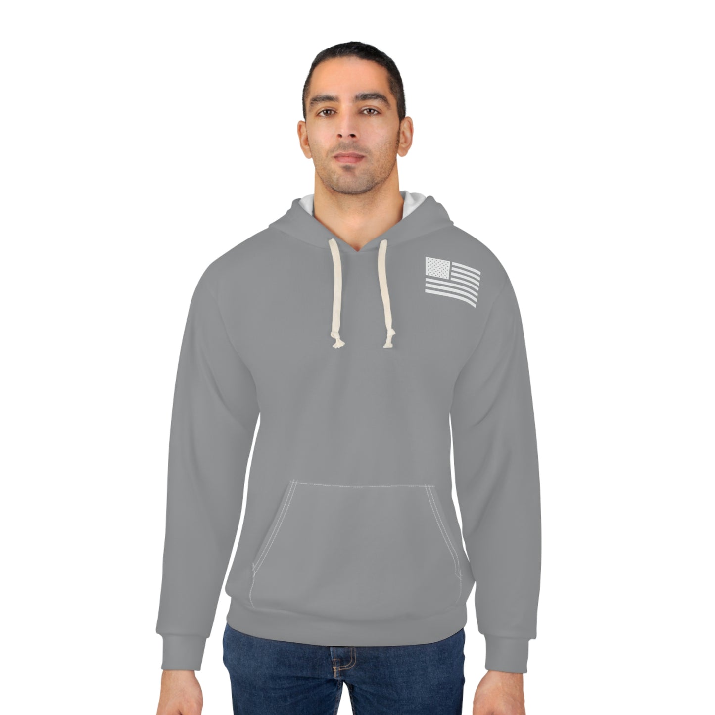 1776 - Flag Grey Hoodie