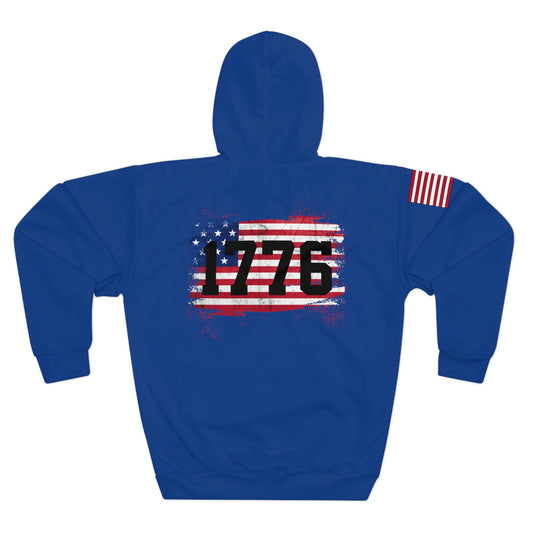 1776 - Color Flag Dark Blue Hoodie