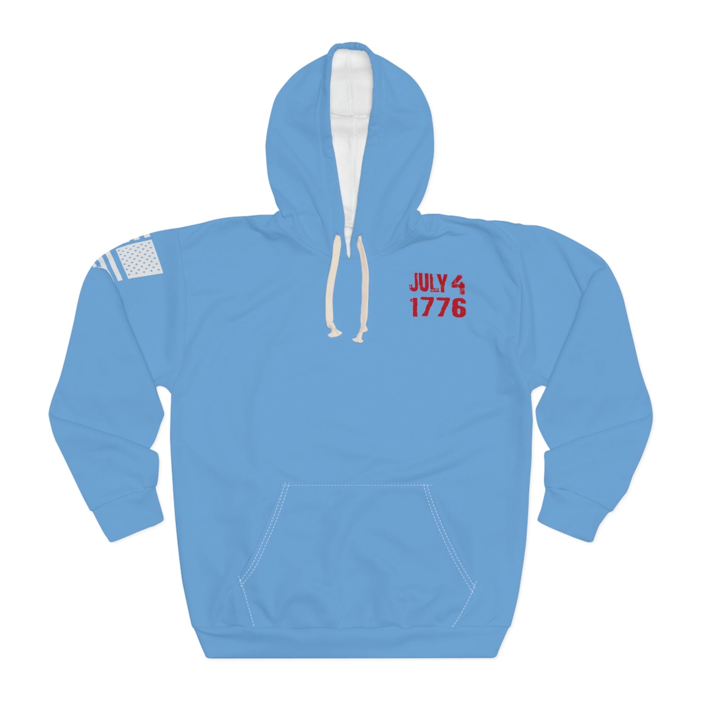 July 4th - 1776 Light Blue Hoodie